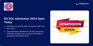 DU SOL Admission 2024 Open @soladmission.samarth.edu.in; Check Registration Details Here